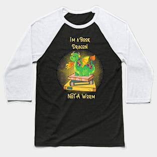 Book dragon reader reader books Baseball T-Shirt